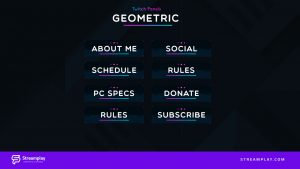 custom twitch panels