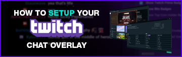 setup twitch chat overlay