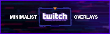 minimalist twitch overlays