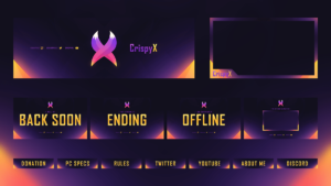 crispyX twitch overlays