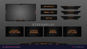 military themed graphics for streamers