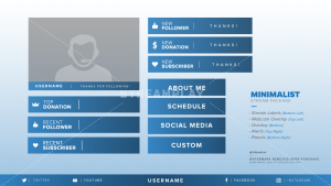 minimalist twitch stream package