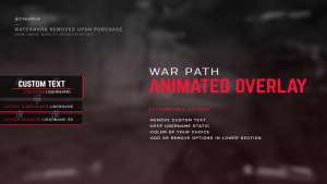 warpath twitch animated overlay